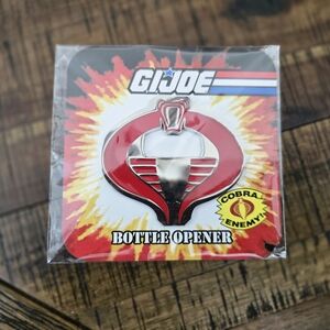 Hasbro GI Joe Cobra Bottle Opener with Black and White Design